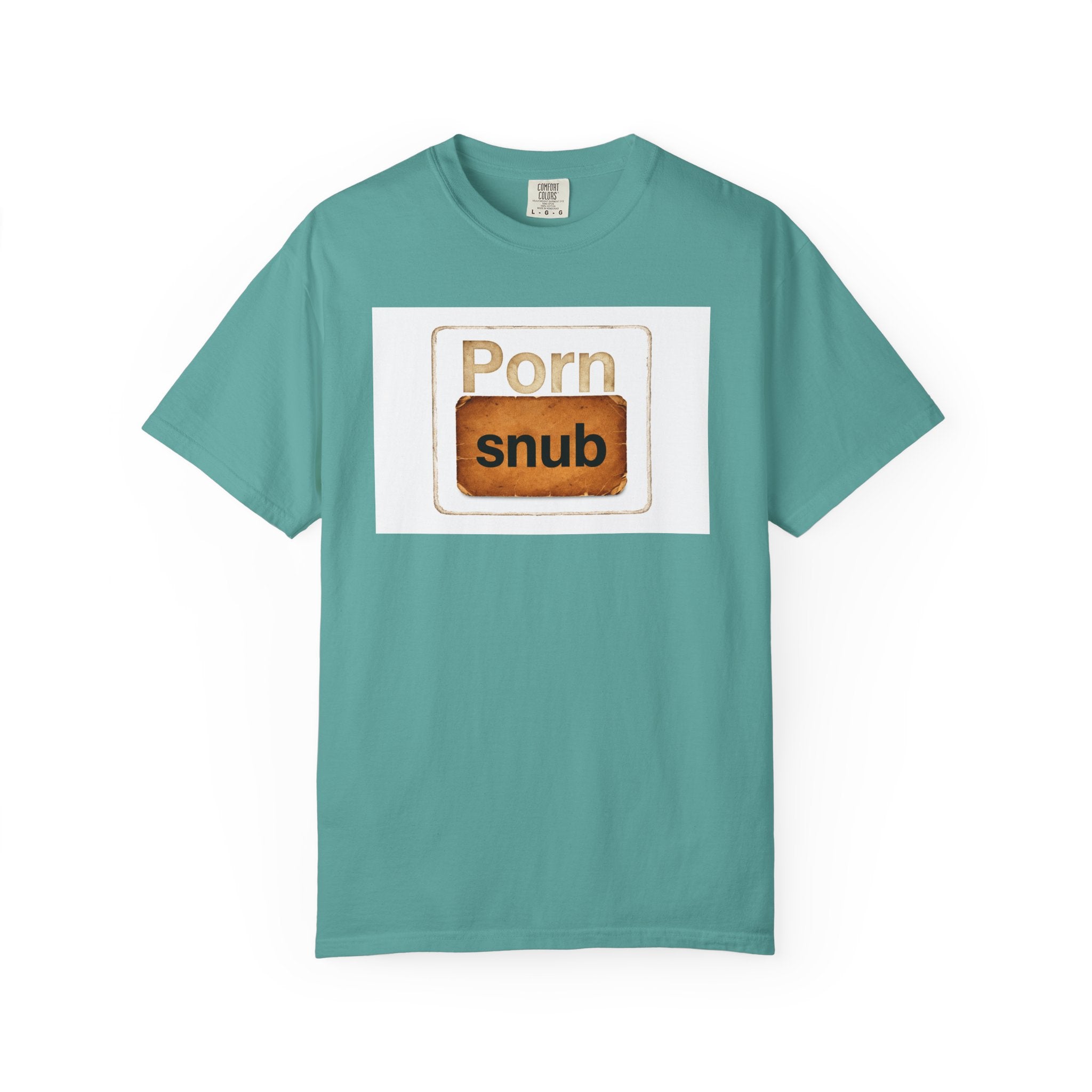 Copy of T-Shirt Black— 'Porn Snub' Vintage Sign Graphic