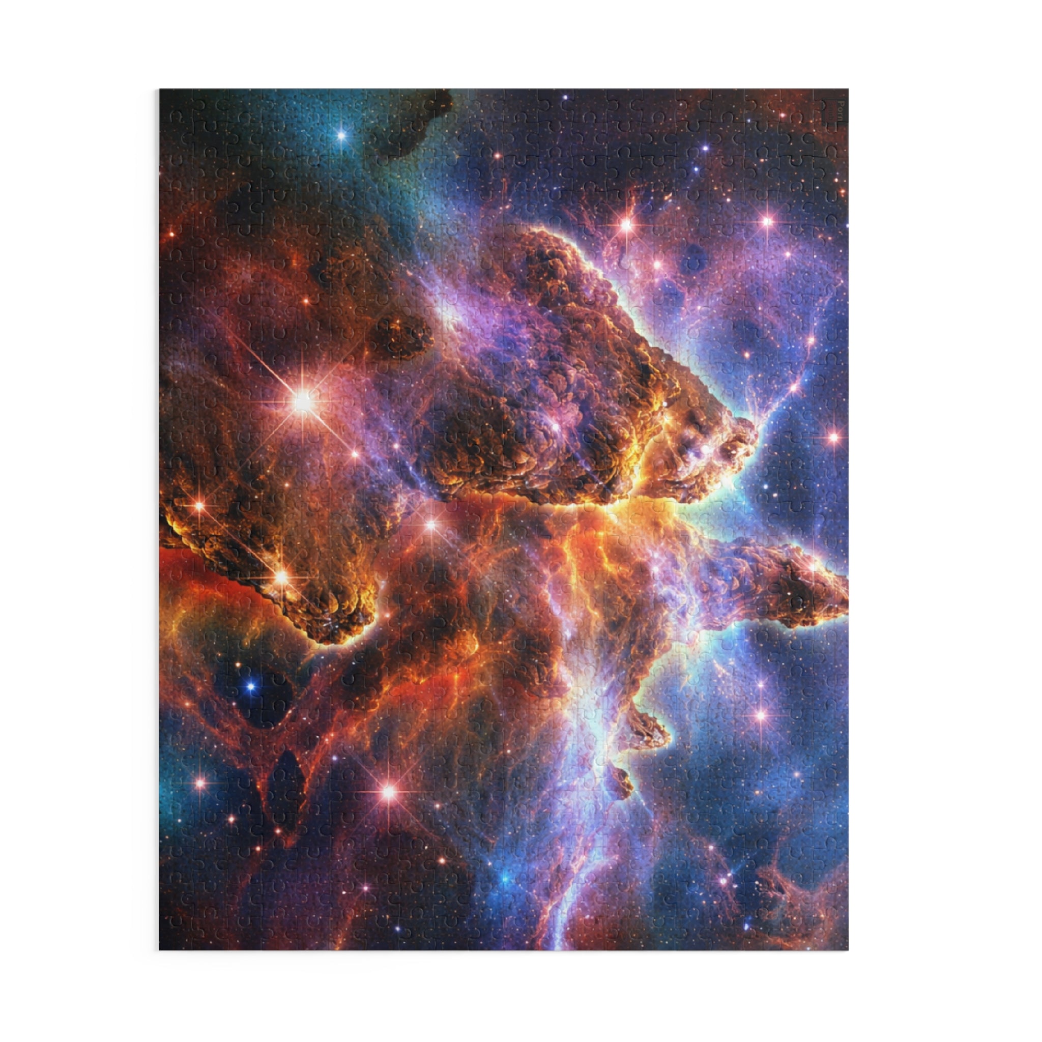 Cosmic Nebula Jigsaw Puzzle — Pornsnub Galaxy Mystic Cliff Space Art Puzzle (120/252/500 pcs)
