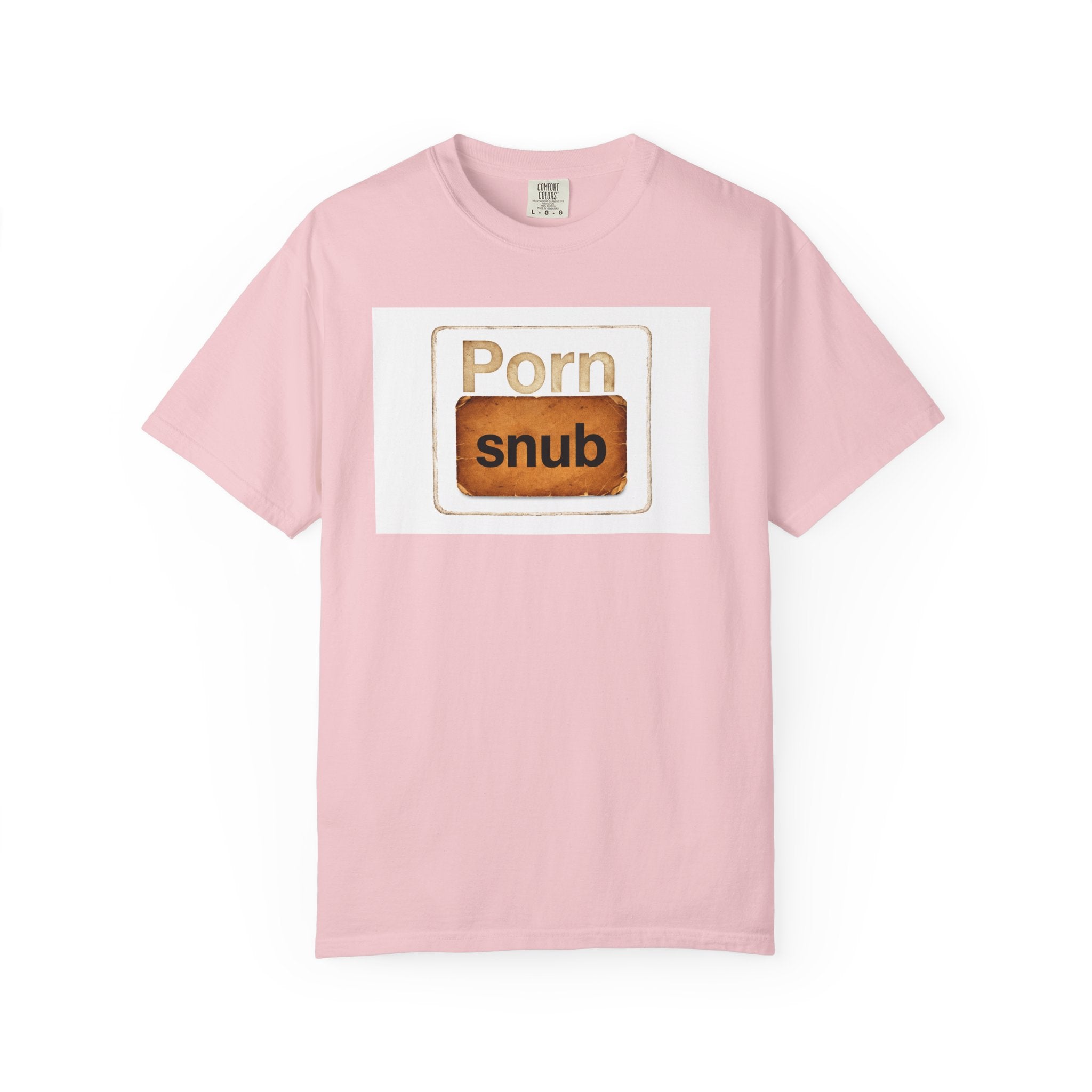 Copy of T-Shirt Black— 'Porn Snub' Vintage Sign Graphic
