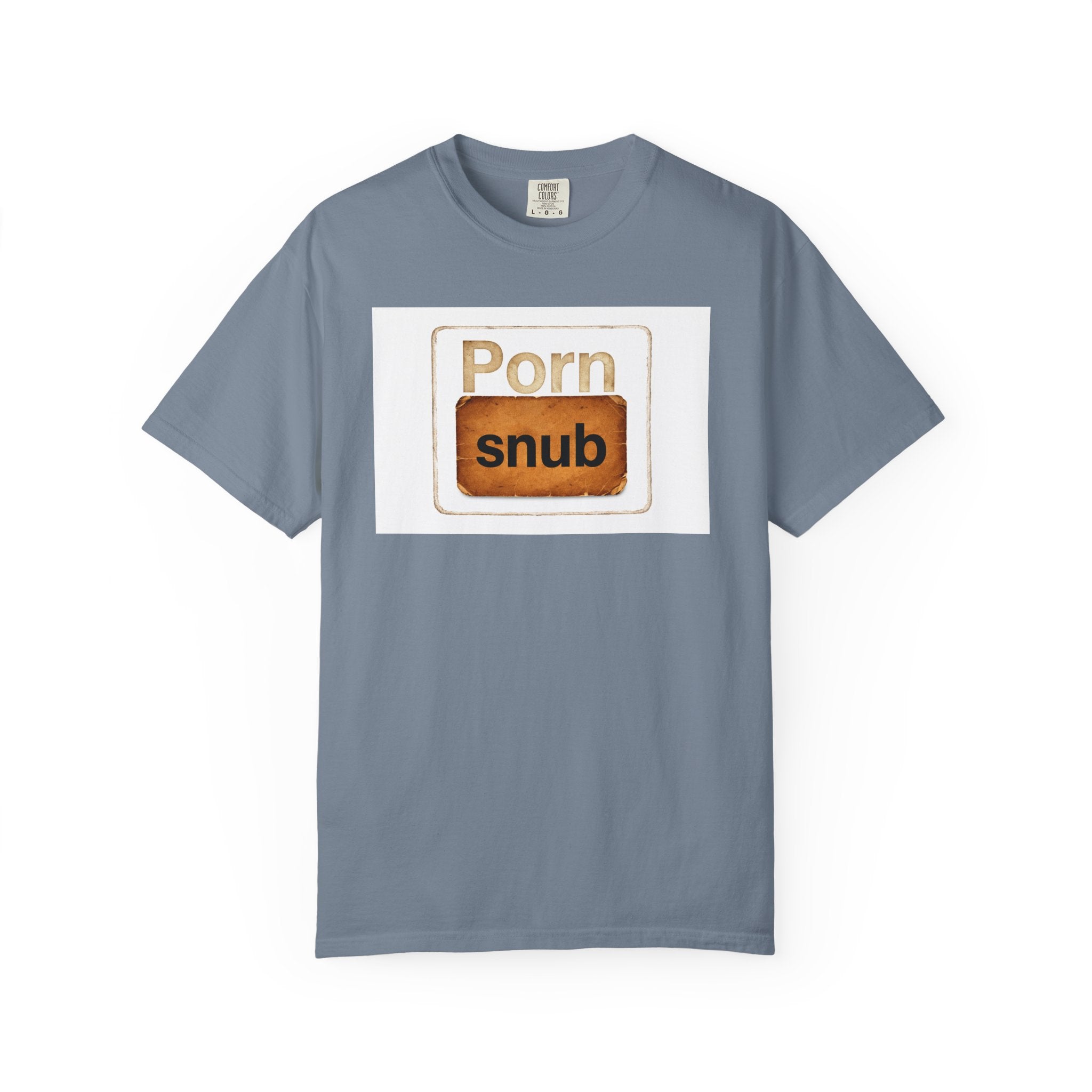 Copy of T-Shirt Black— 'Porn Snub' Vintage Sign Graphic