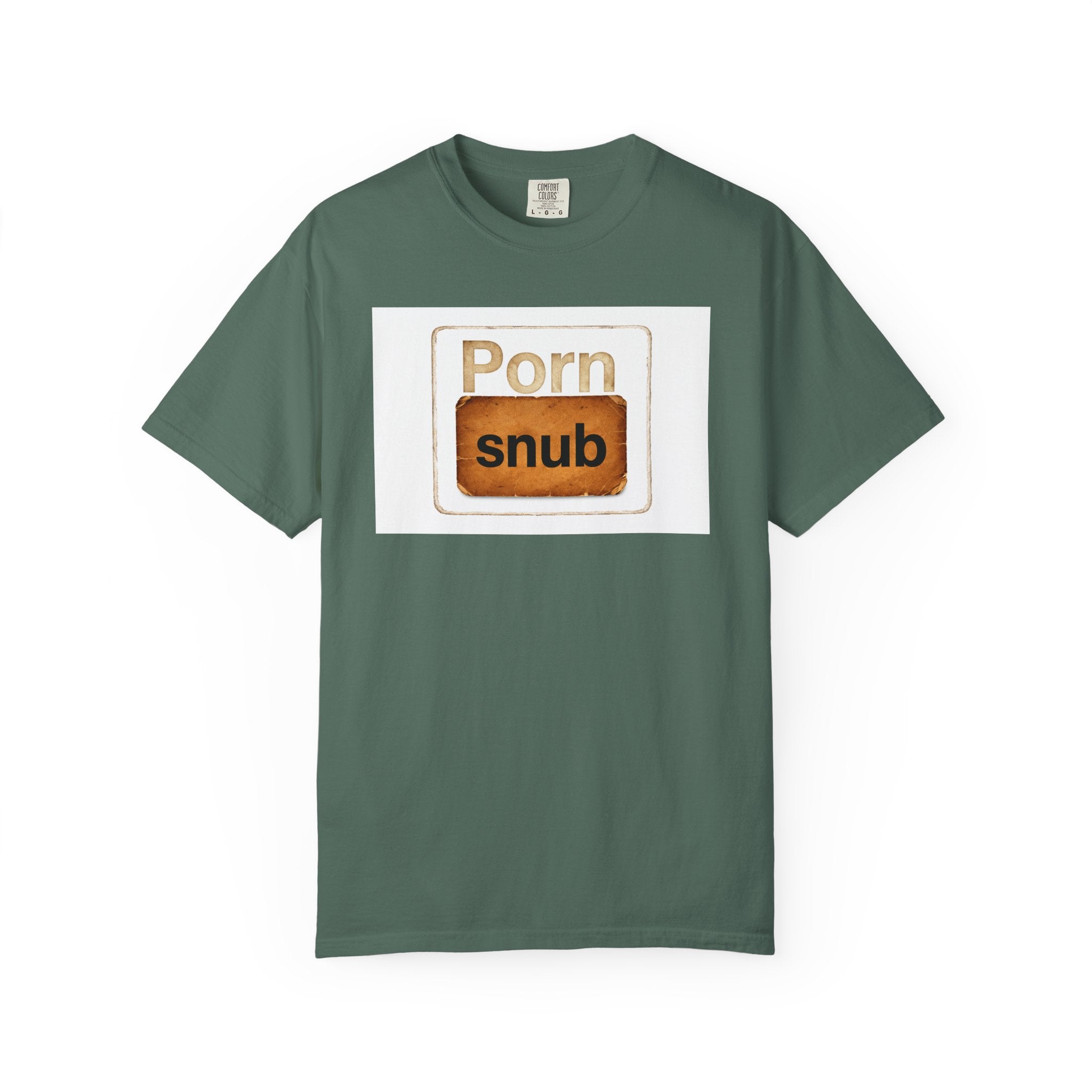 Copy of T-Shirt Black— 'Porn Snub' Vintage Sign Graphic