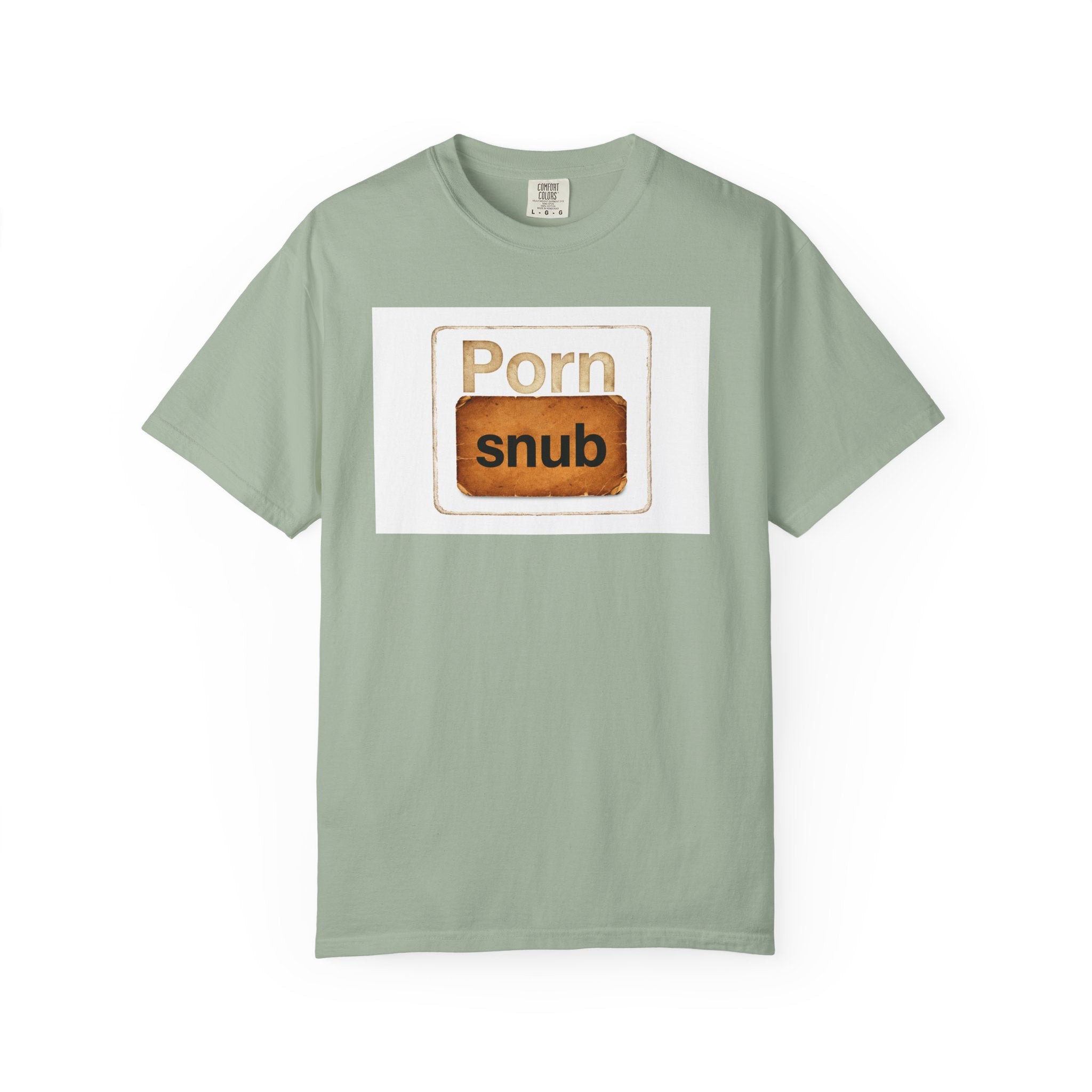 Copy of T-Shirt Black— 'Porn Snub' Vintage Sign Graphic
