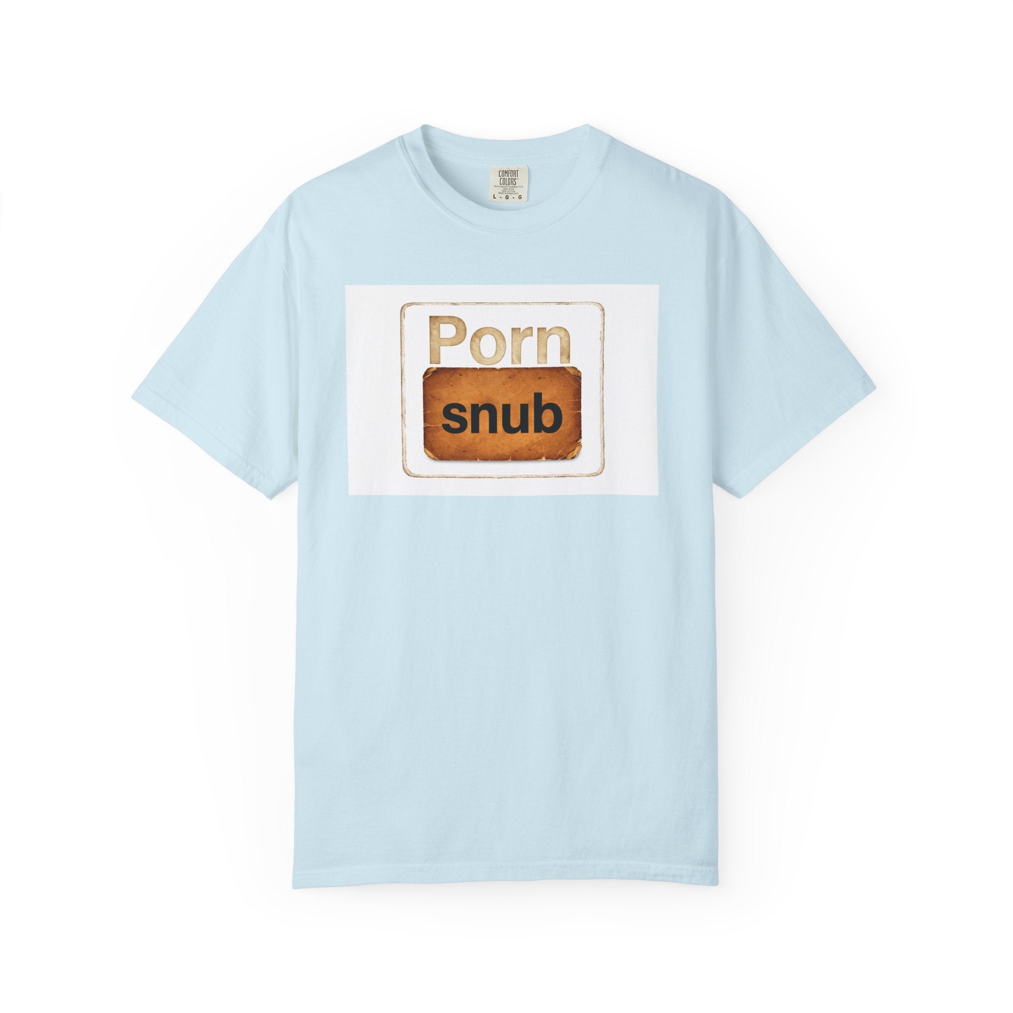 Copy of T-Shirt Black— 'Porn Snub' Vintage Sign Graphic