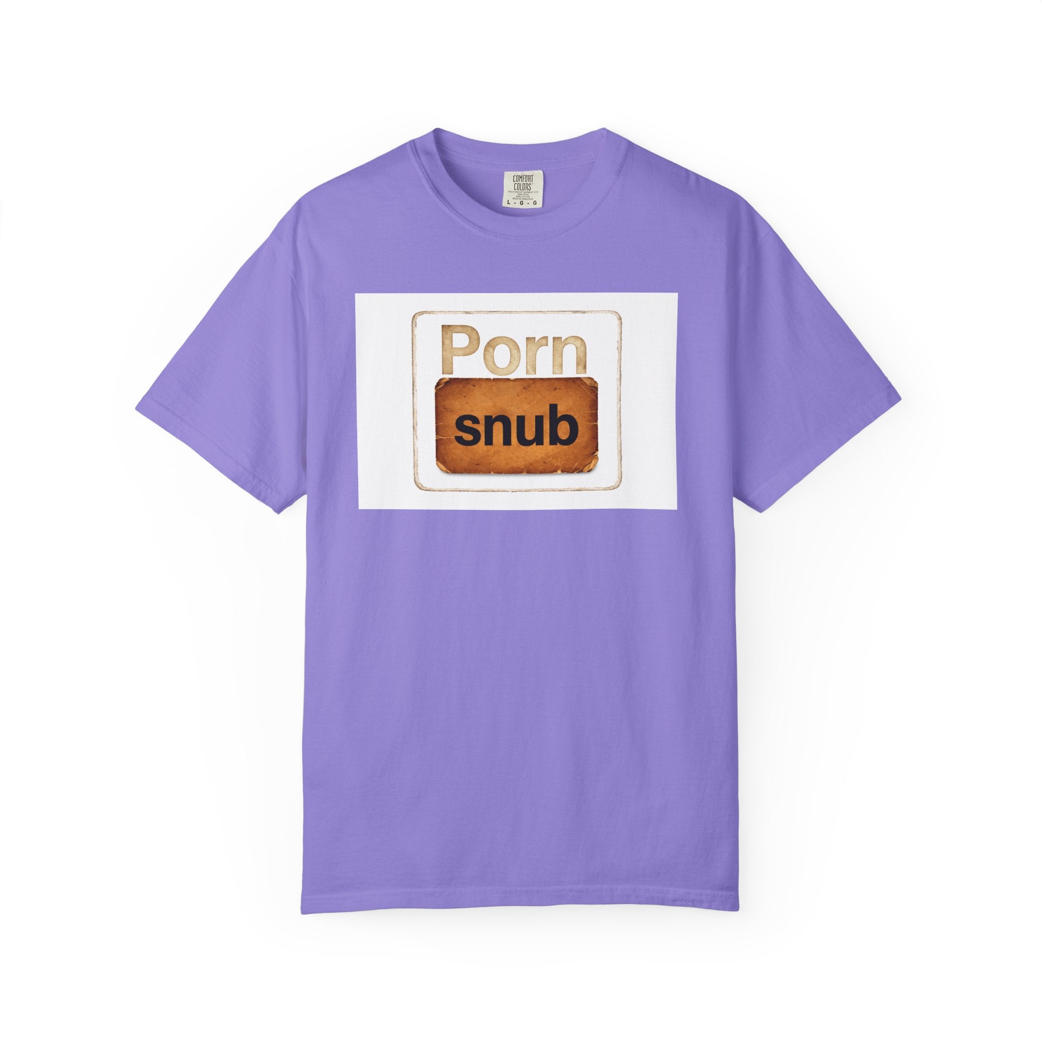 Copy of T-Shirt Black— 'Porn Snub' Vintage Sign Graphic