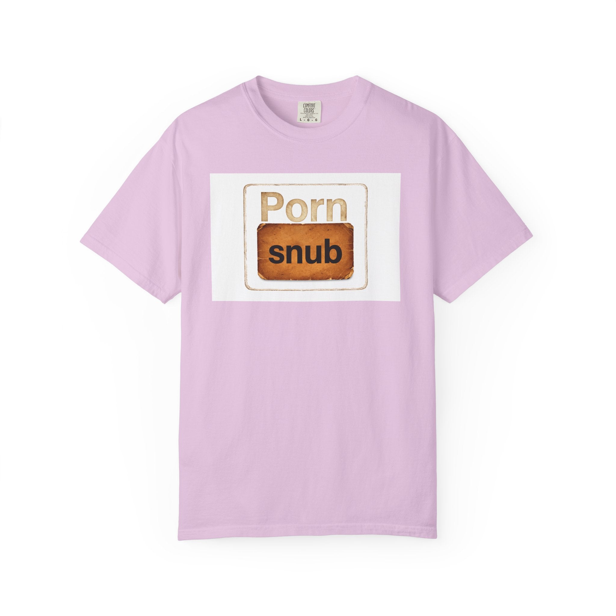 Copy of T-Shirt Black— 'Porn Snub' Vintage Sign Graphic